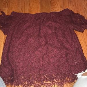 Off the shoulder top